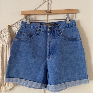 Express Light Blue Jean Shorts